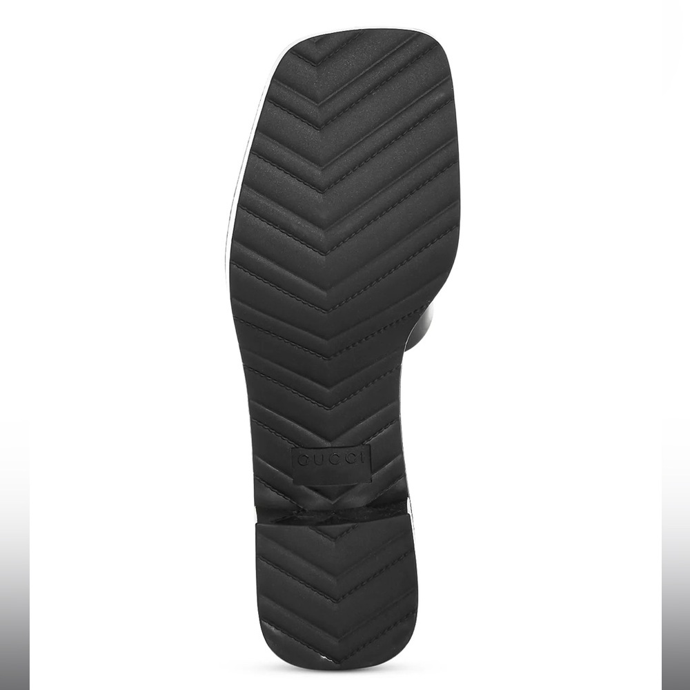 Gucci Platform Block Heel Slide Sandals - image 7